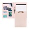 Ospelelf Leather Portfolio Organizer Women Clipboard with Storage Pink Clip Board for NotepadPhoneCards