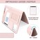 Ospelelf Leather Portfolio Organizer Women Clipboard with Storage Pink Clip Board for NotepadPhoneCards