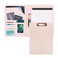 Ospelelf Leather Portfolio Organizer Women Clipboard with Storage Pink Clip Board for NotepadPhoneCards