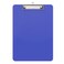 Macroclo Plastic Clipboards Blue 85x11 Clip Board