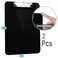 Mr. Pen Mr Pen Plastic Clipboard 125 x 9 2 Pack Black Clipboard Plastic LowProfile Metal Clip with Retractable Hanging Hole