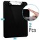 Mr. Pen Mr Pen Plastic Clipboard 125 x 9 2 Pack Black Clipboard Plastic LowProfile Metal Clip with Retractable Hanging Hole