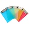 Mymazn Mini Clipboards 47x73 Inch Portable Plastic Clipboards for Receipts Orders Ideal for Warehouse Office School Outdoor Work 5Pack