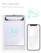Mymazn Mini Clipboards 47x73 Inch Portable Plastic Clipboards for Receipts Orders Ideal for Warehouse Office School Outdoor Work 5Pack