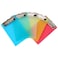 Mymazn Mini Clipboards 47x73 Inch Portable Plastic Clipboards for Receipts Orders Ideal for Warehouse Office School Outdoor Work 5Pack