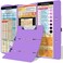 Trustnice Nursing Clipboard Foldable Clipboard Medical Nurse Edition Cheat Sheets Aluminum 3 Layers Foldable Clipboards Nursing Pocket Size Profile Clip Nurse Clipboards Notepad for Nurses Students an