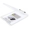 OFFIDIX Clipboard Storage Box Transparent Plastic Paper Clipboard Paper Holder Storage Clip Board Ideal for School Home and Office Use