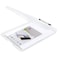 OFFIDIX Clipboard Storage Box Transparent Plastic Paper Clipboard Paper Holder Storage Clip Board Ideal for School Home and Office Use