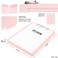 SFLHHDM Clipboards with Storage Storage Clipboard with Low Profile Clip A4 Binder Clipboard Folder Waterproof Nursing Clipboard Smooth Writing Clip Board Office Supplies Side OpeningPink