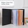 SKYDUE 3 Ring Binder with Clipboard 132 102 Faux Leather 1 Inch Binder Organizer with 5 Pocket Dividers Notepad Labels 2 Storage Pockets for Teachers Students Nurses Office Work