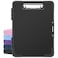 Sooez Toughest Clipboard with Storage Internal Pen Pouch Included Letter A4 Size Shockproof Heavy Duty Plastic Clip Boards 85x11 High Capacity Clipboards Box Case for Contractor Trucker Driver