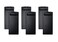 Vinseen Plastic Clipboard for Memo Menu Credit Card Receipt 4x9in 6Pack Black
