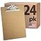 Officemate Recycled Wood Clipboards Letter Size 24Pack with 6 RustResistant Clips Durable Hardboard Writing Surface Made in USA 9 x 125 83724