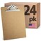 Officemate Recycled Wood Clipboards Letter Size 24Pack with 6 RustResistant Clips Durable Hardboard Writing Surface Made in USA 9 x 125 83724