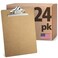Officemate Recycled Wood Clipboards Letter Size 24Pack with 6 RustResistant Clips Durable Hardboard Writing Surface Made in USA 9 x 125 83724