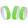 DGBDPACK 100 Pcs Wristbands 1100 Consecutive Numbers Waterproof Tearproof Wrist Straps Admission Bracelets Tickets Neon Green