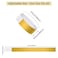 MIAHART Paper Wristbands for Events 300 Pcs Gold Waterproof Party Arm Bands for Lightweight Concert Use