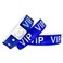 OUCHAN Ouchan Holographic VIP Plastic Wristbands Blue 100 Pack Vinyl Wristbands for Events Parties