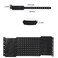 WRISTALL Wristall Black Plastic Wristbands 100 Pack Colored Vinyl Bracelets for Events Concerts Parties Waterproof Custom Arm Bands