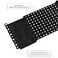 WRISTALL Wristall Black Plastic Wristbands 100 Pack Colored Vinyl Bracelets for Events Concerts Parties Waterproof Custom Arm Bands