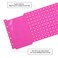 WRISTALL Wristall Plastic Wide Face Wristbands for Events Vinyl Wristbands of Party by FivepeansNeon Pink 100