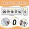 YIXAXKAO 29 Pieces Number Line for Classroom Wall 20 to 120 Number Line Bulletin Board Border Pastel Classroom Decorations Math Posters for Teachers
