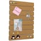 Arlasuo 8 Pack Felt Pin Board Bar Strips Bulletin Board for Bedrooms Offices Home Wall Decoration Notice Board Self Adhesive Cork Board with 50 Push Pins for Paste Notes Photos Schedules