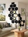 Uoisaiko 8 Pack Hexagon Felt Bulletin Board Tiles 118 Large Thick Pin Board for Walls with 30 Push Pins DIY Boards for Office Home School Decor Aesthetic Hex Cork Board Alternative