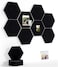 Uoisaiko 8 Pack Hexagon Felt Bulletin Board Tiles 118 Large Thick Pin Board for Walls with 30 Push Pins DIY Boards for Office Home School Decor Aesthetic Hex Cork Board Alternative