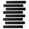 Afumazi 8Pcs Felt Board Tile Bulletin Board Bar Strip for Wall SelfAdhesive Memo Pin Board with 24Pushpins Corkboard Strip for Office Home ClassroomBlack