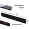Afumazi 8Pcs Felt Board Tile Bulletin Board Bar Strip for Wall SelfAdhesive Memo Pin Board with 24Pushpins Corkboard Strip for Office Home ClassroomBlack