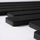 Afumazi 8Pcs Felt Board Tile Bulletin Board Bar Strip for Wall SelfAdhesive Memo Pin Board with 24Pushpins Corkboard Strip for Office Home ClassroomBlack