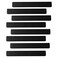 Afumazi 8Pcs Felt Board Tile Bulletin Board Bar Strip for Wall SelfAdhesive Memo Pin Board with 24Pushpins Corkboard Strip for Office Home ClassroomBlack