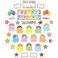 ASHLEY PRODUCTIONS Ashley Productions Smart Poly Mini Bulletin Board Set Birthday Donutfetti Design 33 Pieces