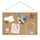FEBSNOW Cork Board Bulletin Board 12 x 78 Inches with Rectangle White Frame Hanging Pin for Walls Office Message Board or Vision Board Decoration