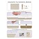 DAHAPYBOO Cork Board with Linen White 2PackBulletin Board 17x12 Hanging Corkboards for Office Home School Message Board or Vision Board Decoration