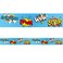 Fancy Land Bulletin Board Border 36ft Straight for Classroom Party Decoration 1 Roll