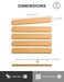 Fluxynara Cork Board Alternative Felt Strip Board 5Pack 13x2 Office Pin Board with 35 Push Pins Adhesive Install for Bedroom Door Home Office Sunset Yellow