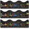 Geyee 60 Pcs Inspirational Quotes Bulletin Board Border Motivational Bulletin Board Decoration Inspirational Border for Classroom Office Wall Decors 12 x 3 InchesChalkboard