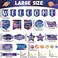 gisgfim Outer Space Welcome Bulletin Board Decorations Motivational Classroom Decor Space Theme Inspirational Quotes Cutouts Galaxy Bulletin Board Border for School Classroom Wall Decor