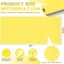 Hahafelt 16 in x 40 Ft Fabric Bulletin Board Roll Classroom Non Woven Fabric Background Decorations Waterproof Wrinkle Resistant Bulletin Board for Back to School Wall DecorYellowc