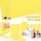 Hahafelt 16 in x 40 Ft Fabric Bulletin Board Roll Classroom Non Woven Fabric Background Decorations Waterproof Wrinkle Resistant Bulletin Board for Back to School Wall DecorYellowc
