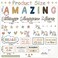 Humyoun 62 Pcs Classroom Boho Bulletin Board Decorations Amazing Things Happen Here Bulletin Board Positive Encouraging Paper Cutouts for Classroom School Elementary Home Office Wall Decor