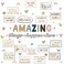 Humyoun 62 Pcs Classroom Boho Bulletin Board Decorations Amazing Things Happen Here Bulletin Board Positive Encouraging Paper Cutouts for Classroom School Elementary Home Office Wall Decor