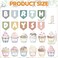 Mooliwe 72 Pcs Birthday Bulletin Board Decorations Pastel Classroom Decor Birthdays Chart Set Calendar Cupcake Candle Banner Cutouts for School Office Chalkboard Wall Decor