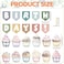 Mooliwe 72 Pcs Birthday Bulletin Board Decorations Pastel Classroom Decor Birthdays Chart Set Calendar Cupcake Candle Banner Cutouts for School Office Chalkboard Wall Decor
