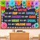 Qilery 70 Pcs Motivational Bulletin Board Set Inspirational Bulletin Board Decoration Positive Affirmation Bulletin Board Cutout Classroom Decoration for Back to School Educational Material