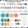 Qilery Welcome Bulletin Board Sets Welcome Back Classroom Decorations Bulletin Board Nameplate Cutout Paper Fans Banner for Back to School Chalkboard Wall DecorMacaron