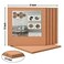 SUNGIFT Cork Board 12x12 12 Thick Square Bulletin Boards 6 Pack Cork Tiles with 50 Push Pins Mini Wall SelfAdhesive Corkboards Tiles for Wall