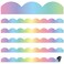 Tellegloww 24 Pcs Rainbow Pastel Magnetic Borders for Classroom Bulletin Board Borders Magnetic Whiteboard Classroom Strips for Office Chalkboard Decoration